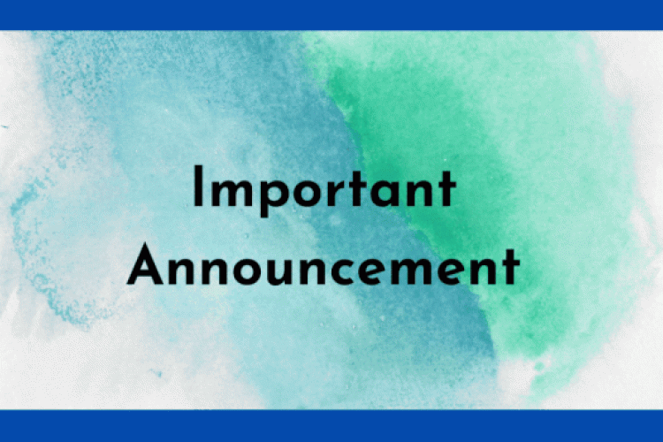 Announcement